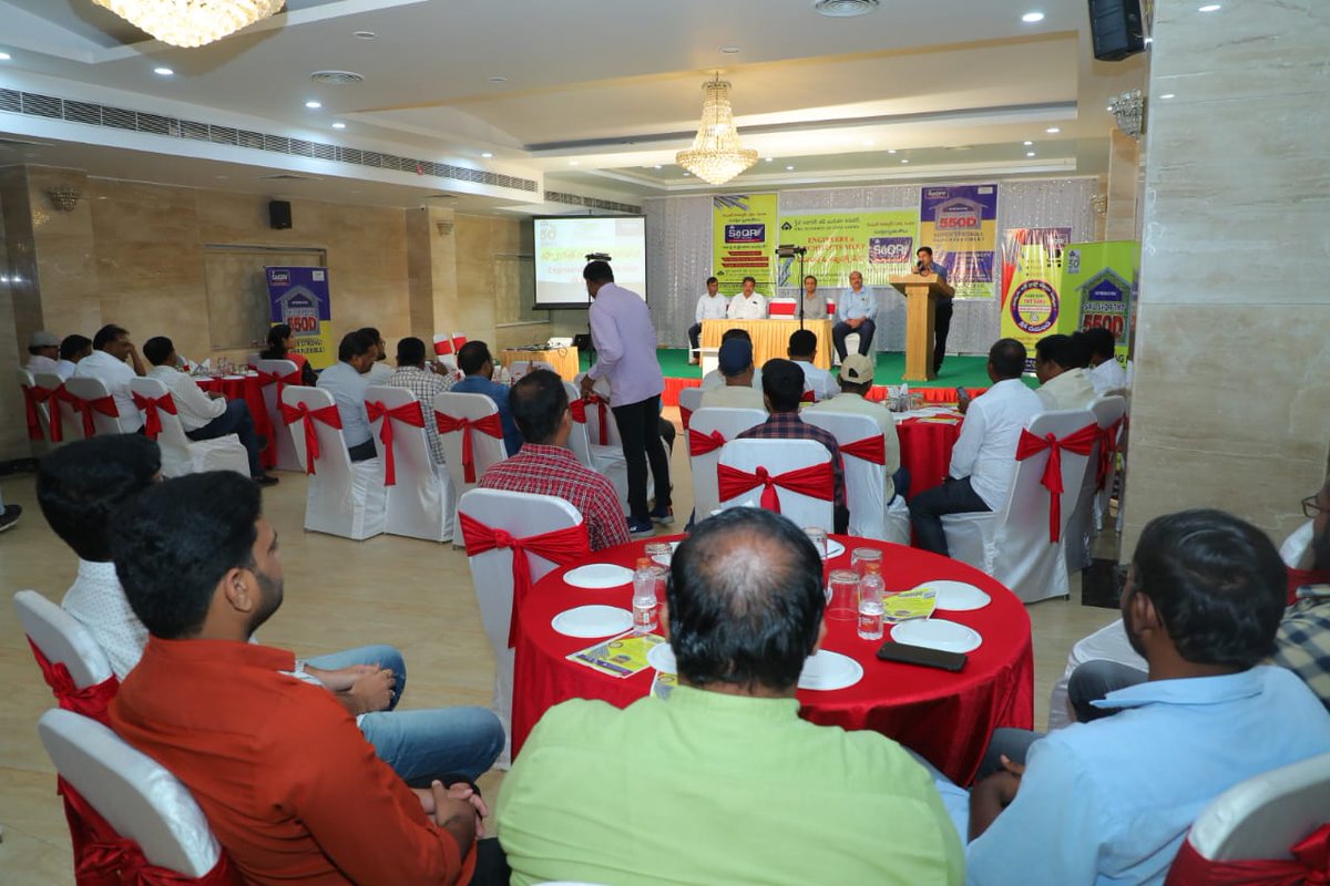 Know_SAIL_TMT's tweet photo. Thanks 4m @cmosail 2all #Engineers,#Architects #ChiefEngineers & #others for making #Warangal ( #Telangana) #event , a #success on #SAILSeQR (#SAIL #secure) #TMTbars of @SAILsteel. #Technical #presentation given by @twit_insdag. #momento 4m @PlantSalem
https://t.co/Wbp46ZOnOq https://t.co/jd12vRCryH