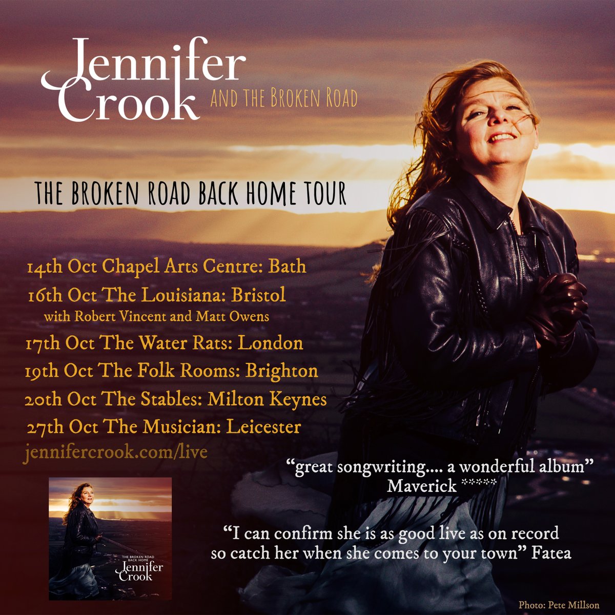 jennifer_crook's tweet image. AND..... we're going on tour! Can't wait to get on the road with The Broken Road: @joecoombsguitar  @RobertBrian  and @Bruceaudio and play the new songs for you. TICKETS HERE: jennifercrook.com/live