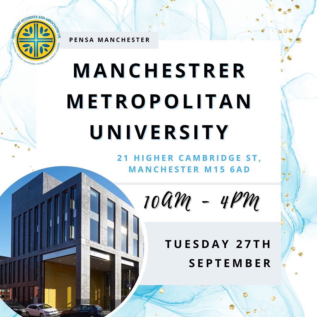 Freshers is here! Join us <a href="/TheUnionMMU/">The Union, Manchester Metropolitan University</a> this coming Tuesday, 27th September for an awesome time together! Come to our PENSA Manchester stall, we look forward to seeing you 🥳🙌🏾