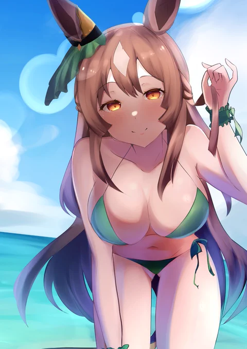 #夏が終わりそうだし今年描いた水着絵を貼ろう 