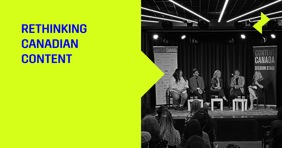 CMF_FMC's tweet photo. Our President and CEO Valerie Creighton moderated a panel called on Canadian content at Content Canada 2022, officially kicking off the CMF’s exploration of CanCon.
Here's what transpired during the discussion: https://t.co/1yStdB6i5A
#CanConDef https://t.co/Wi5EVPHWnb