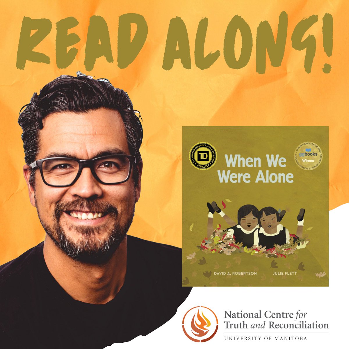 On September 26, join us as we commemorate Truth and Reconciliation Week with a reading of “When We Were Alone”, by author <a href="/DaveAlexRoberts/">David A. Robertson</a> The event is hosted by <a href="/NCTR_UM/">NCTR</a>. events.hubilo.com/trw2022/regist….
