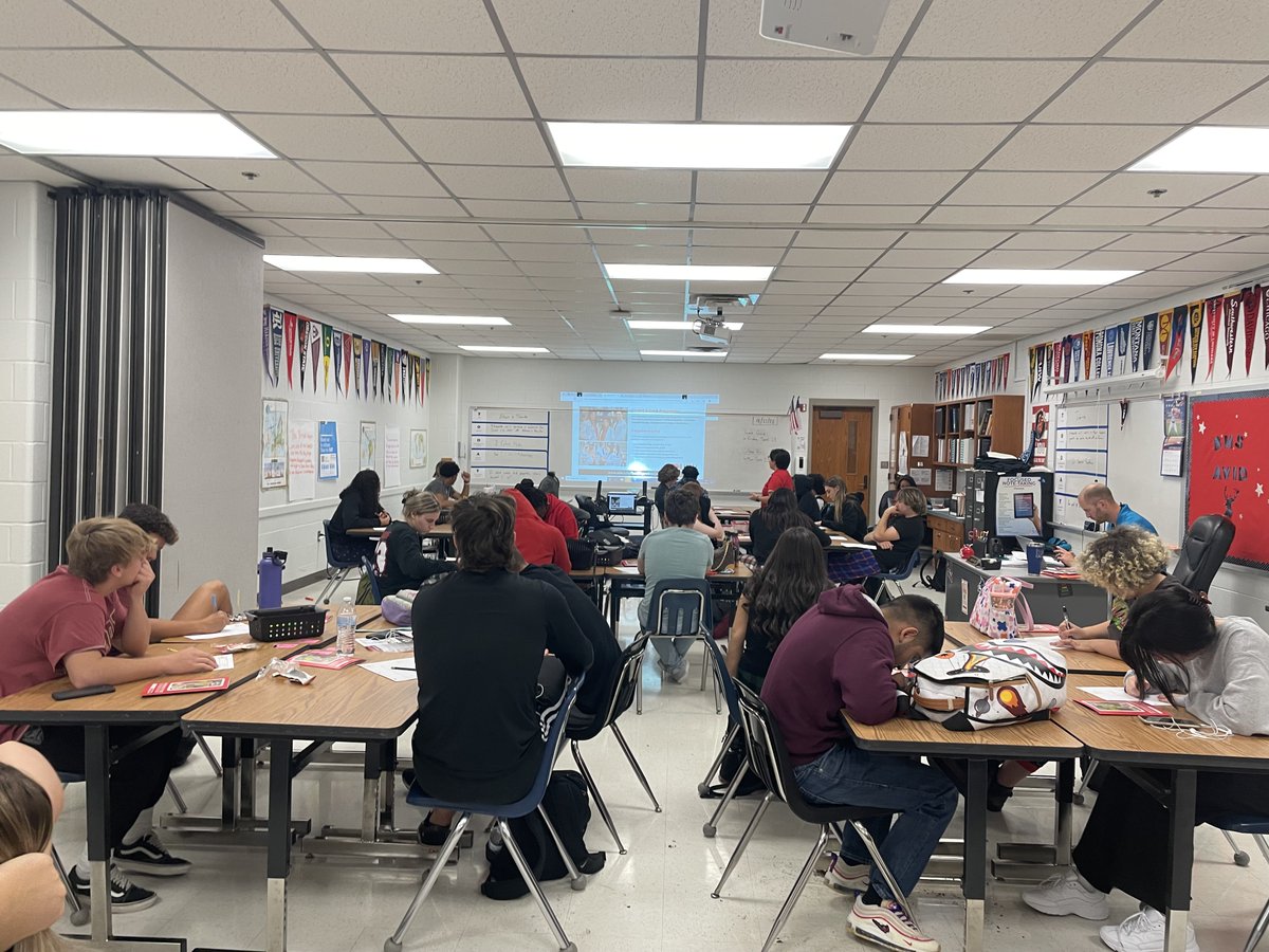 We appreciate <a href="/uiwcardinals/">UIW</a> for stopping by and speaking to our Junior/Senior AVID class today. 
<a href="/CollegeReadyBHS/">Burleson HS CCMR</a>