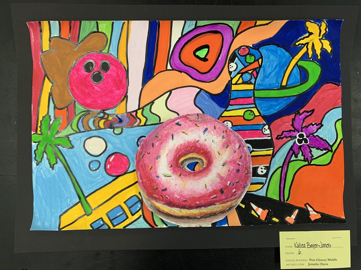 A few more pieces of art from our talented students at PCMS.