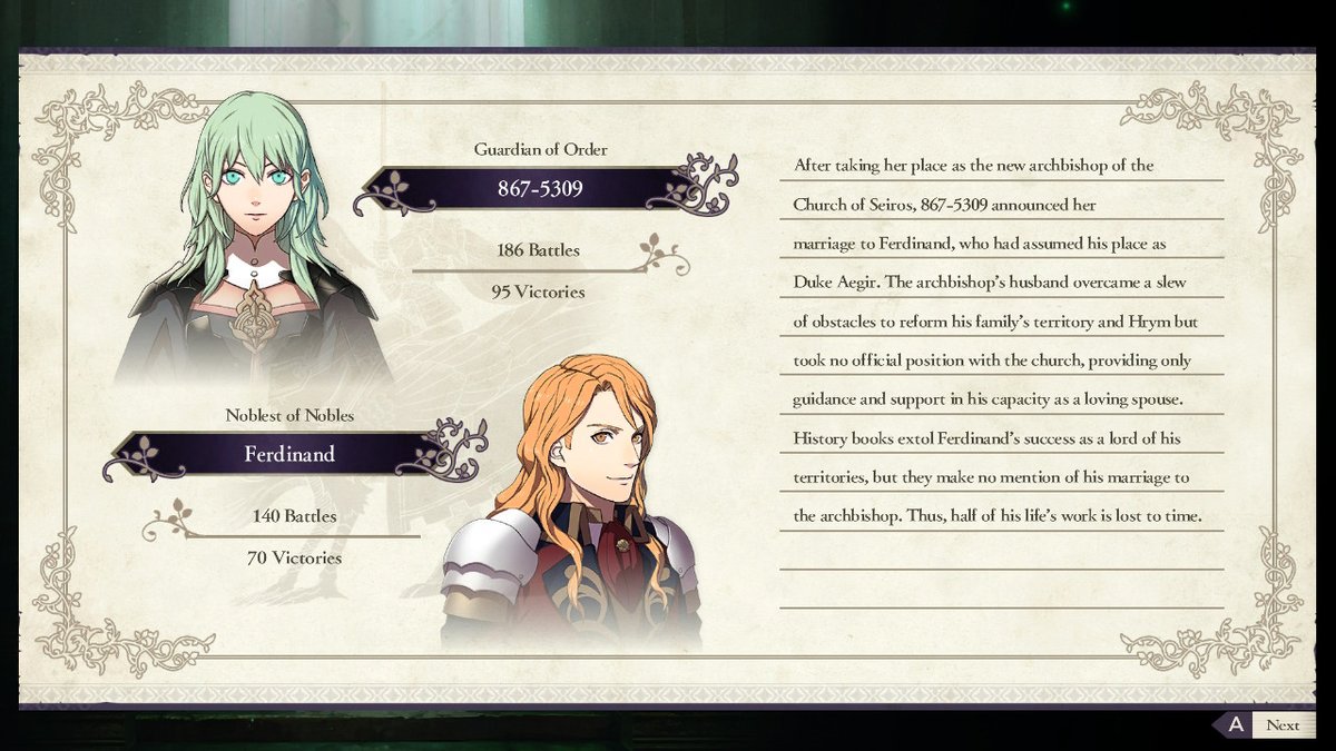 i was cleaning out my screenshots and discovered i did not once name byleth something normal