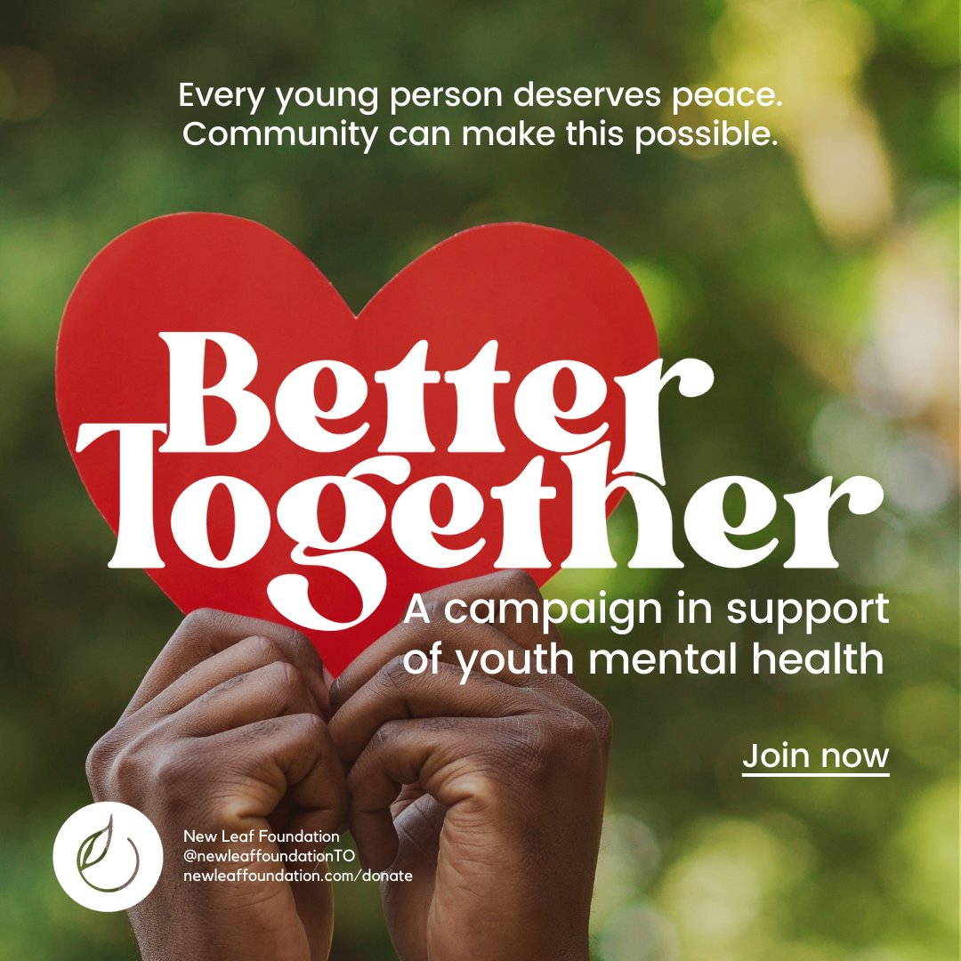 There are some things we can't do alone. 

We're rallying our amazing community (that's you!) and launching an exciting new campaign called Better Together.

Find out more, and become a changemaker today! newleaffoundation.com/donate/better-…