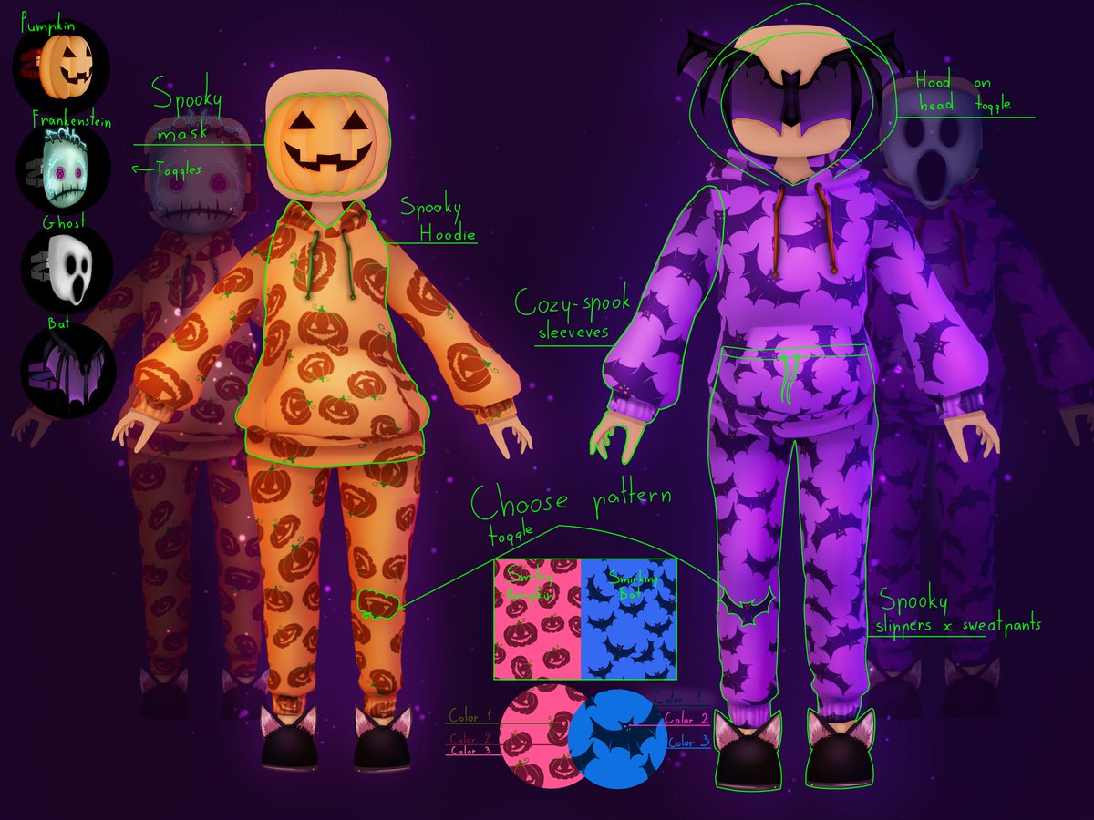 PoaLovelie's tweet photo. Halloween Set Concept Royale High 👻
🎃-'BOOYAH! I invite you to pyjamas-costume party at my place!
Expect you on October 31st with a will to watch horror before sleep>:)'
🦇-'See ya then!'
#royalehigh #royalehighconcepts #royalehighconcept #royalehighhalloween #royalehighoutfits https://t.co/5oBm2qvuyn