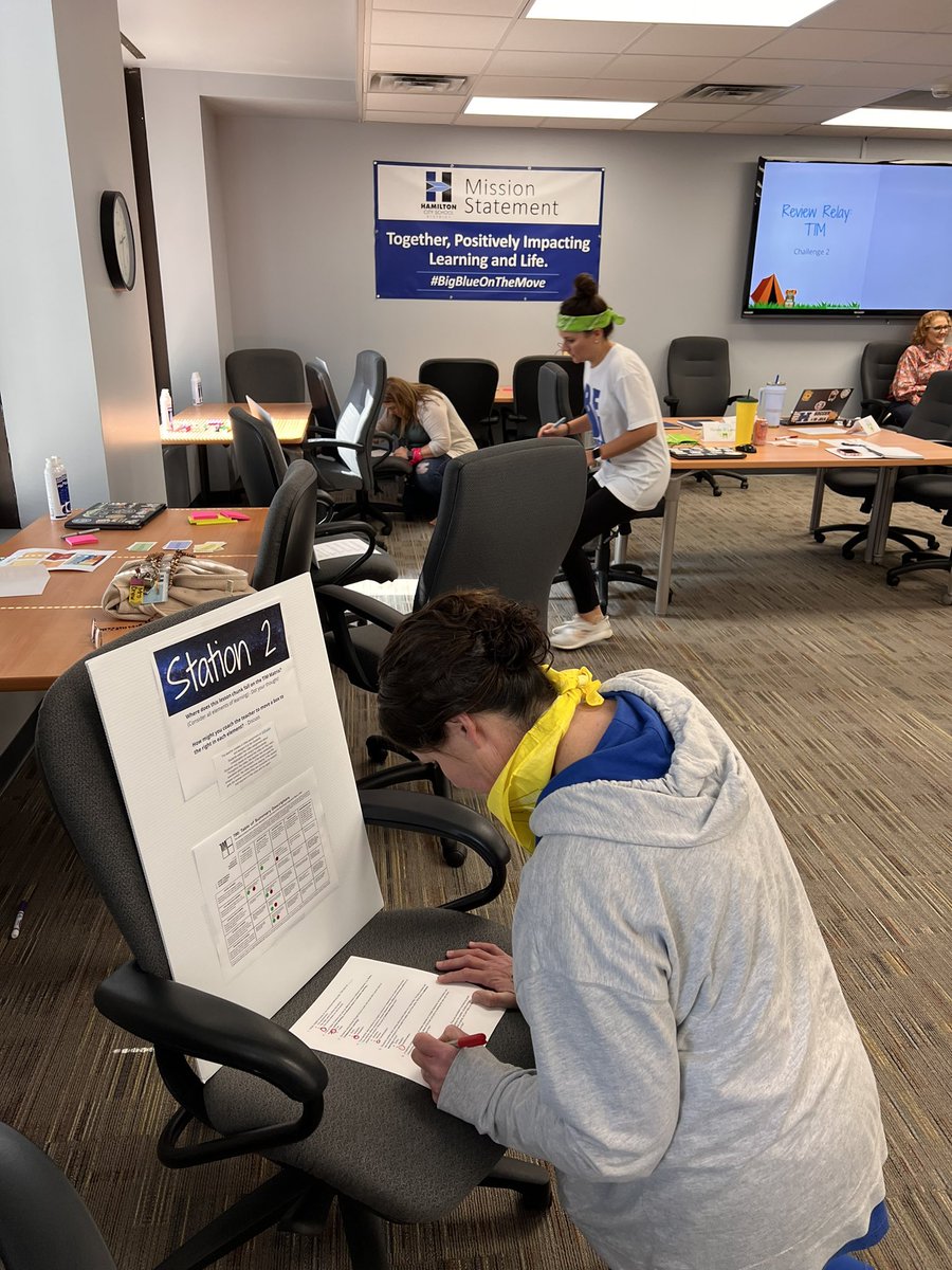Katie_M_Ritter's tweet photo. 🔥Survivor Tech Integration Edition- second challenge is a Technology Integration Matrix Review Relay! 🏃🏼♀️🏃🏽🏃🏻♂️ #fecamp22 @Hamilton_CSD https://t.co/k2NqMeZUkD
