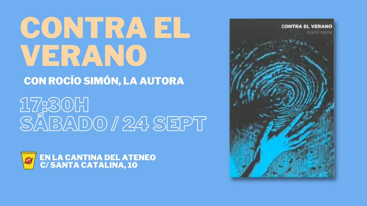 elcafeuniversal's tweet image. 🌅 Esto, más que el inicio de nuestro curso, queremos que sea la despedida de vuestro verano 🌅

@jesucristisima charla con @rrociosimon, la autora de 'Contra el verano' de @edieci6 

Hemos vuelto. #cafeuniversal