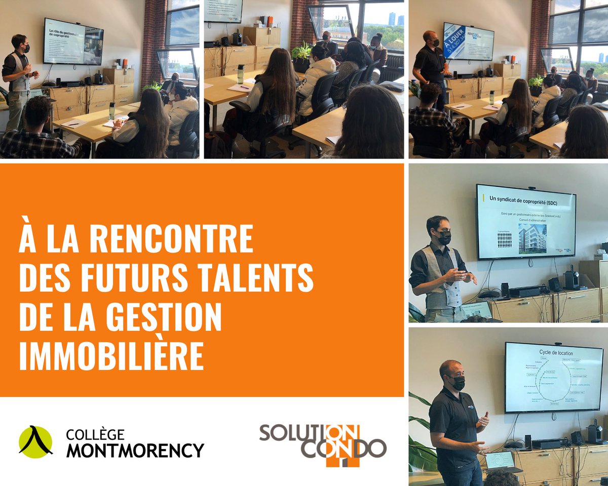 SolutionCondo's tweet photo. Toute l’équipe est fière d'accueillir la relève, et de lui faire découvrir notre métier, un domaine qui offre de nombreux défis passionnants!
👨🎓Bonne continuité́ à tous!
#immobilier #gestionimmobilière #job #careers #ressourceshumaines #SolutionCondo #team #Espritdéquipe https://t.co/WuO8OgN5bQ