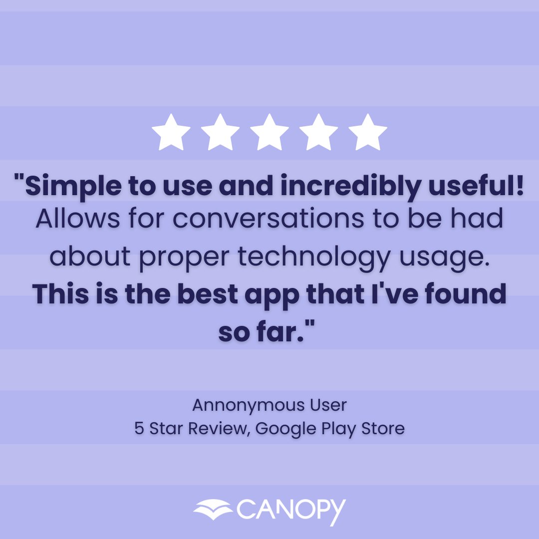Our tech does more than block explicit content. It opens the door for families to have much-needed conversations surrounding today's digital world. Learn how our team is empowering #digitalparenting at canopy.us.