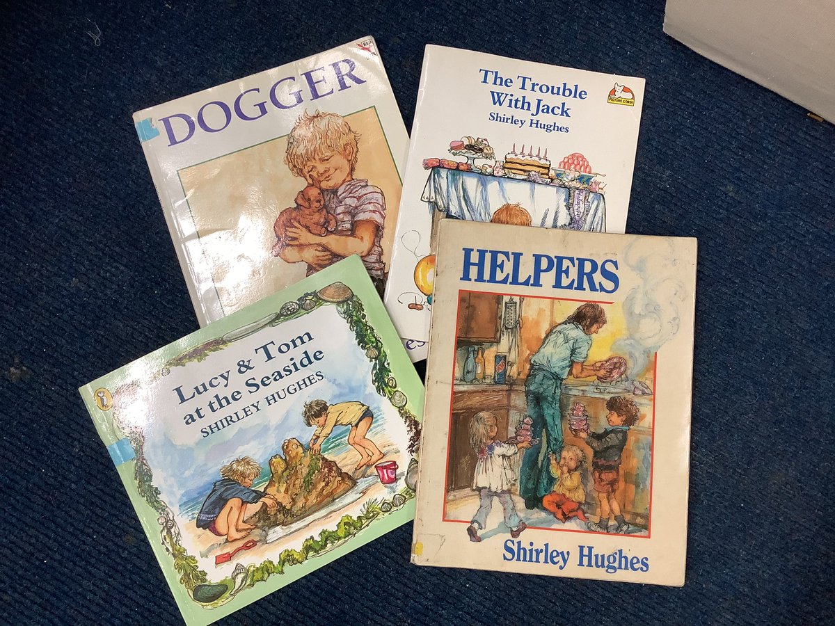 ListerInf_Rec's tweet photo. Daffodils are really enjoying books this half term by Shirley Hughes. Our favourite so far is Dogger. 🐕 📚 #authorfocus #lovetoread https://t.co/zNwAI64M1w