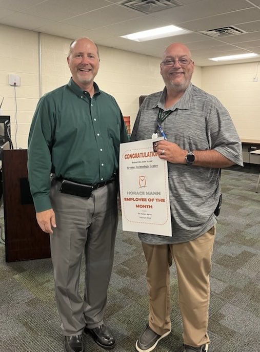 Congratulations to Mr. Jimmy Morgan for being our “teacher of the month” ⁦<a href="/GreeneTechCtr/">GTC - Greene Technology Center</a>⁩ in ⁦<a href="/GreenevilleCity/">GCS</a>⁩. He leads by example and is a great instructor, his students and our school are lucky to have him.