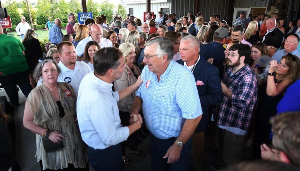 maxwellwise's tweet photo. Unbelievable night in my hometown of Campbellsville &amp; Taylor Co.  Humbled to accept the invitation from @KellyCraftKY to be her Lt Gov nominee.  I’m ready to get to work to restore KY’s Promise on this journey ahead with @heatherhoodwise, my family &amp; this Team Craft campaign. https://t.co/2q0DcAtj90