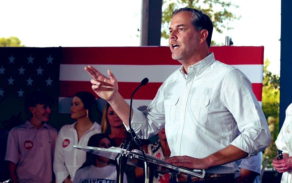 maxwellwise's tweet photo. Unbelievable night in my hometown of Campbellsville &amp; Taylor Co.  Humbled to accept the invitation from @KellyCraftKY to be her Lt Gov nominee.  I’m ready to get to work to restore KY’s Promise on this journey ahead with @heatherhoodwise, my family &amp; this Team Craft campaign. https://t.co/2q0DcAtj90