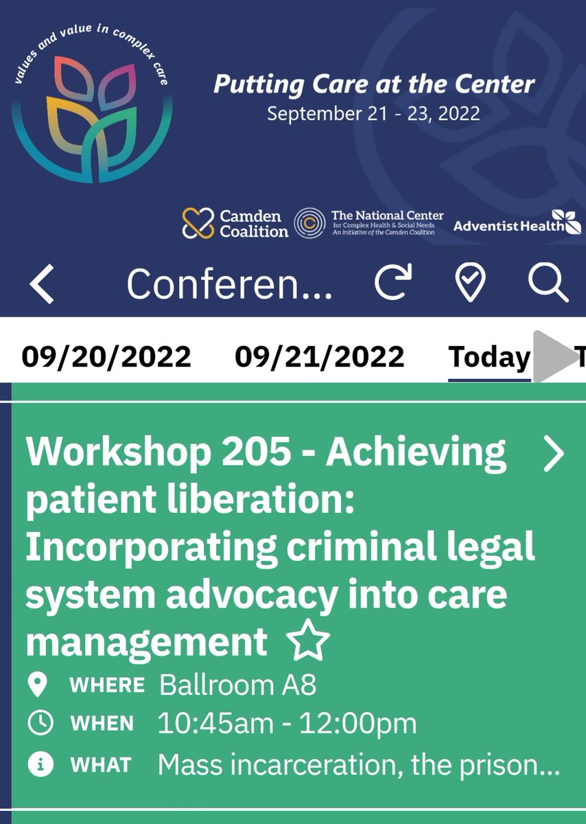 Hassanah2017's tweet photo. Changing the research dynamic up &amp; from  inside-out #CriminalLegal systems incorporate care for individual quality improvements of life #MedicalLegal #FairnessInJustice #Leveling @natlcomplexcare #CenteringCare22 https://t.co/IkLa4Kz4V1