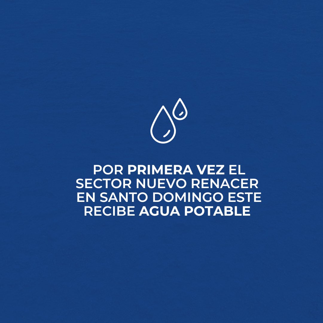 caasdrd's tweet photo. ¡Una vida esperando por agua!
Más de 8,000 habitantes reciben hoy agua potable en el sector Nuevo Renacer después de 20 años de espera 👥
Estamos comprometidos contigo y seguir transformando vidas 🤲
#somoscaasd #caasdrd https://t.co/A7KONS7AwV