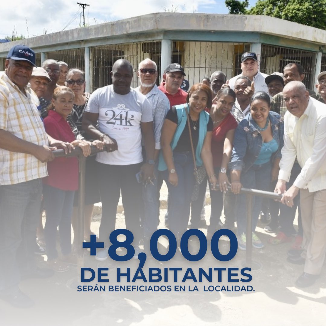 caasdrd's tweet photo. ¡Una vida esperando por agua!
Más de 8,000 habitantes reciben hoy agua potable en el sector Nuevo Renacer después de 20 años de espera 👥
Estamos comprometidos contigo y seguir transformando vidas 🤲
#somoscaasd #caasdrd https://t.co/A7KONS7AwV