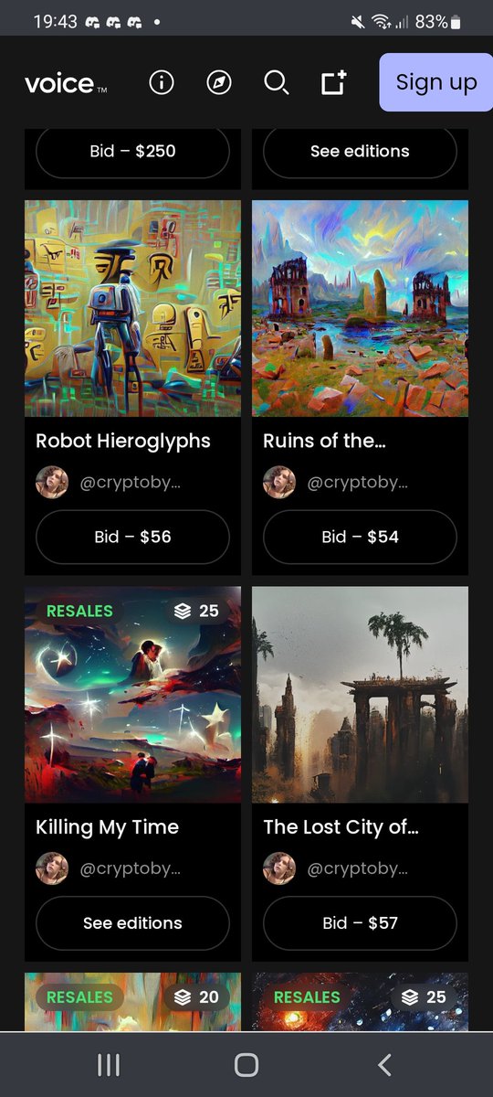 Rickie087's tweet photo. @CryptoByers I love your art work and i have my eye on more things. This lady does great art so check her out https://t.co/ZxRyfpRchq