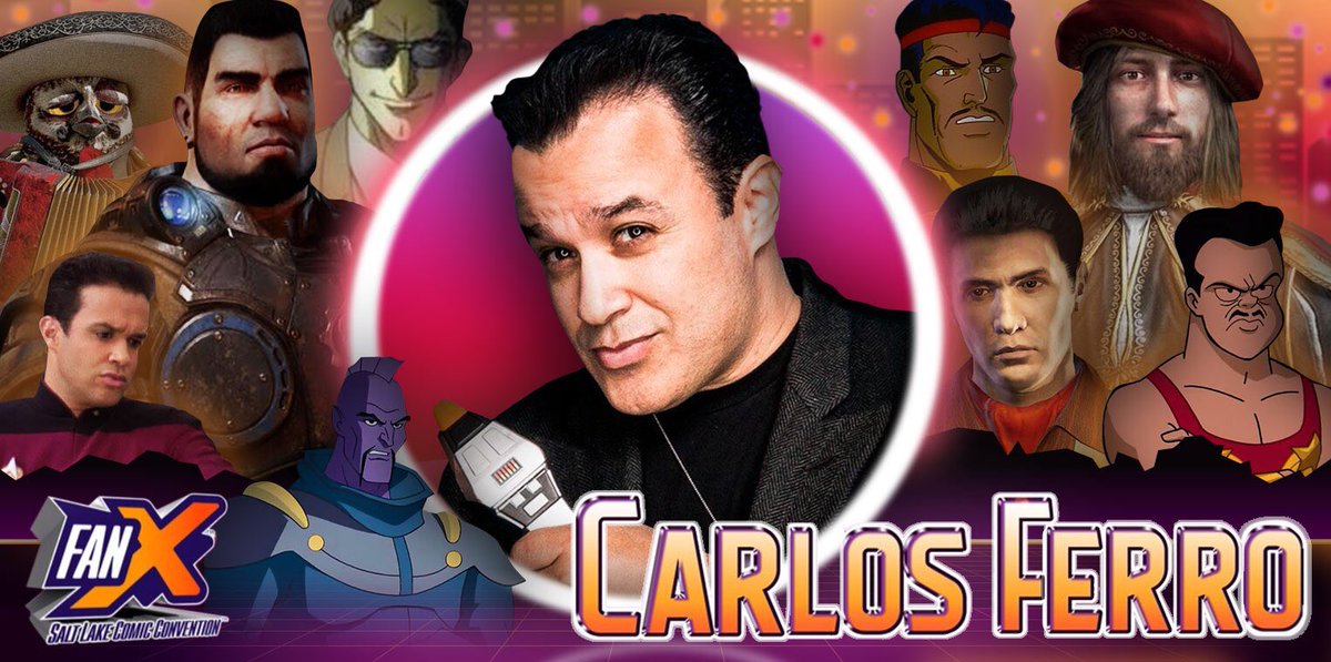 RealCarlosFerro's tweet photo. TODAY FRIDAY SATURDAY!
September 22-24
Salt Palace Convention Center

#Domfather #Godfather #MichaelCorleone #Xmen #Forge #SaintsRow #AssassinsCreed #LeonardoDaVinci #StarTrek #ScoobyDoo #GearsOfWar #DomSantiago #JusticeLeague #StaticShock #Spawn #Fanboy #MisIdentity #Baymax https://t.co/abIe2Mi1Vm