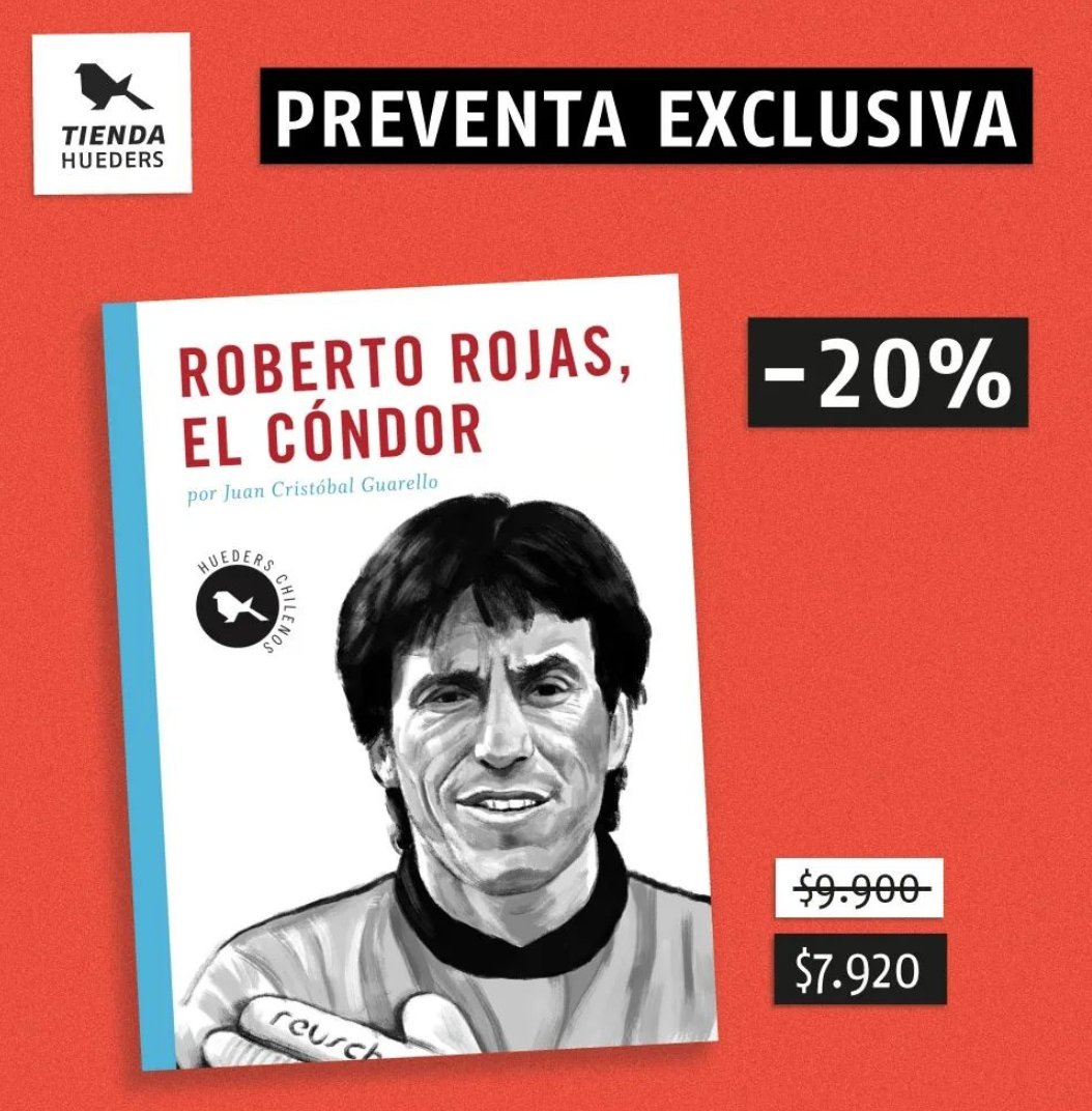 Editorial Hueders (@huedershueders) on Twitter photo PREVENTA EXCLUSIVA EN <a href="/TiendaHueders/">Tienda Hueders</a> CON -20% ✨
Una historia vibrante, de uno de los mayores jugadores de fútbol de nuestra historia, protagonista también del mayor escándalo deportivo del que se tenga memoria.
Escrito por <a href="/jc_guarello/">Juan Cristóbal </a>
tienda.hueders.cl/products/rober… PREVENTA EXCLUSIVA EN <a href="/TiendaHueders/">Tienda Hueders</a> CON -20% ✨
Una historia vibrante, de uno de los mayores jugadores de fútbol de nuestra historia, protagonista también del mayor escándalo deportivo del que se tenga memoria.
Escrito por <a href="/jc_guarello/">Juan Cristóbal </a>
tienda.hueders.cl/products/rober…