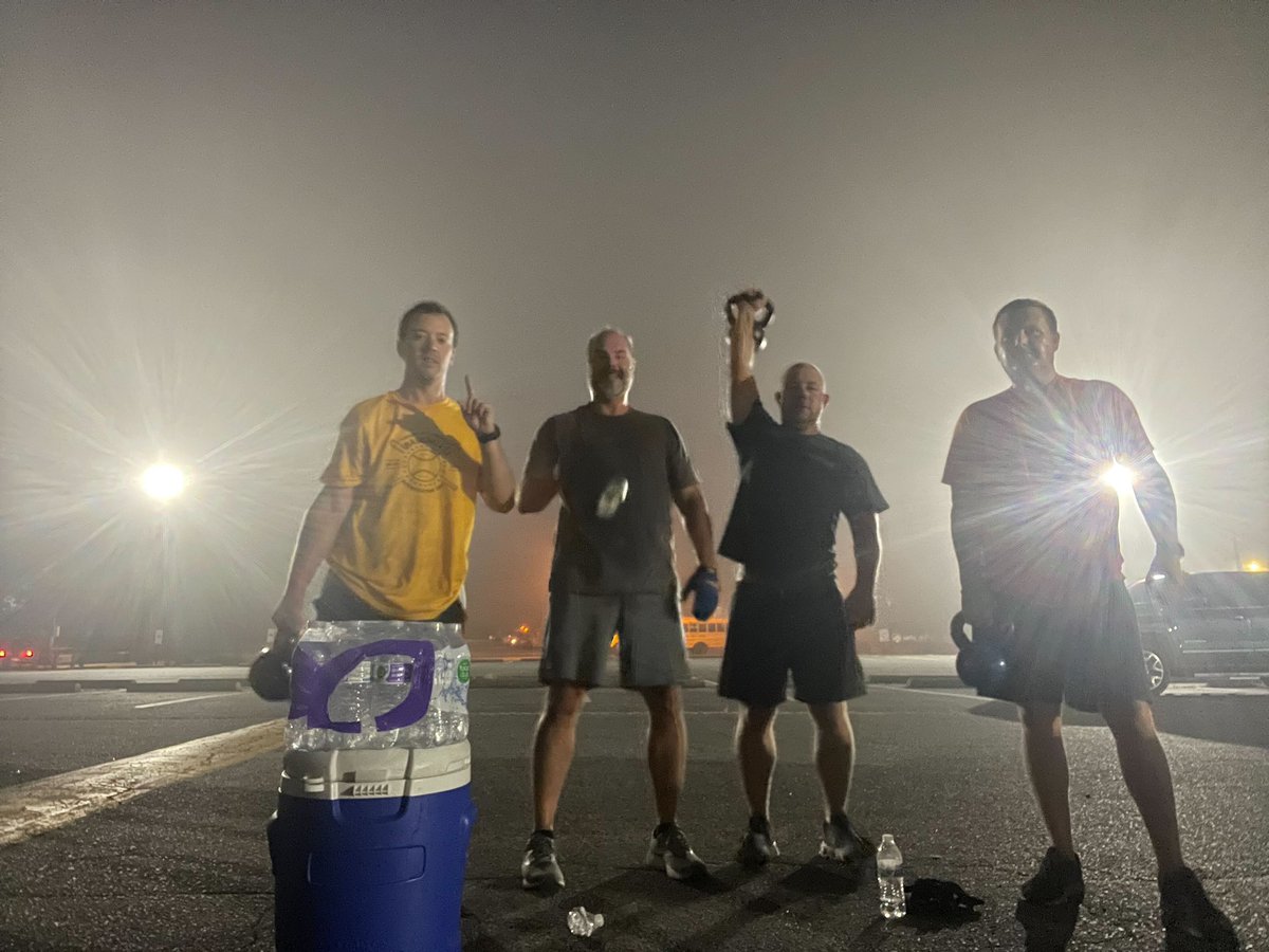enc_f3's tweet photo. 50 PAX put in a solid 45 minutes:

12 @ #thegoodfight 
15 @ #therush
12 @ #theclydesdales
4 @ @f3farmville
1 @ @f3athens 
6 @ #shieldlock

#f3enc 
#f3nation 
#f3counts https://t.co/kSs7pt8doO