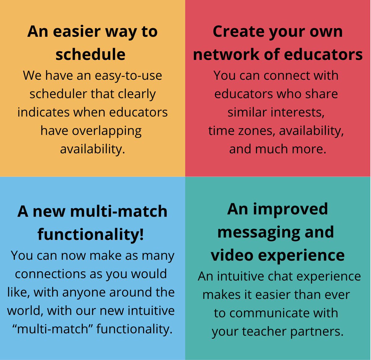 The new Empatico has launched! We have revamped Empatico to be community-driven, making it even easier for educators to connect over a shared mission of fostering an empathic future generation. Create your free account at empatico.org 🌍💛 #edtech #teachersoftwitter
