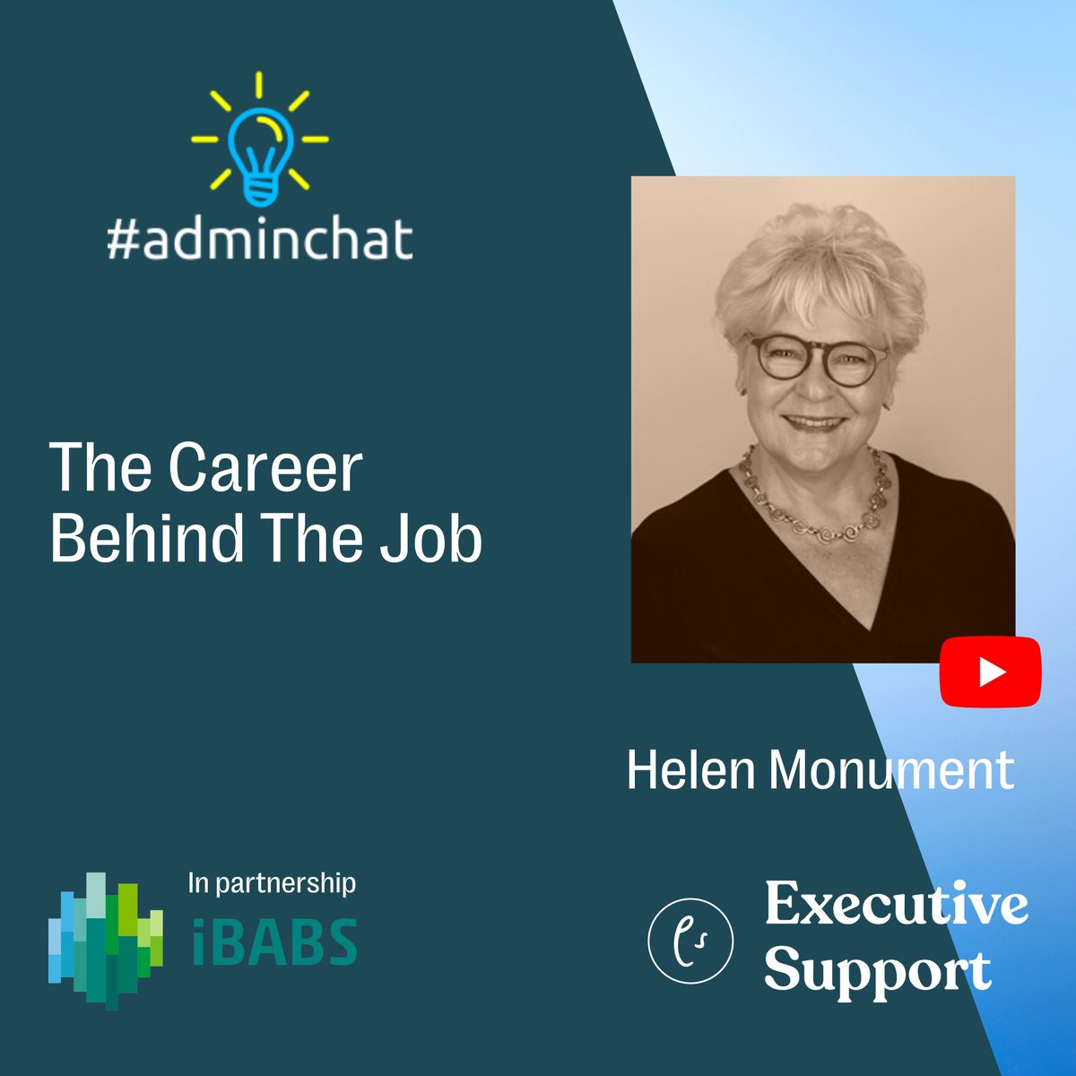 lucybrazier's tweet photo. Check out the latest #adminchat with
@HelenMonument - 'The Career Behind The Job'.
Watch now: https://t.co/11fAsAhakz
With thanks to our friends at
@ibabspro for supporting FREE resources for the administrative profession.
#executivesupport #esmedia #freetraining https://t.co/U4GFK2H3ft