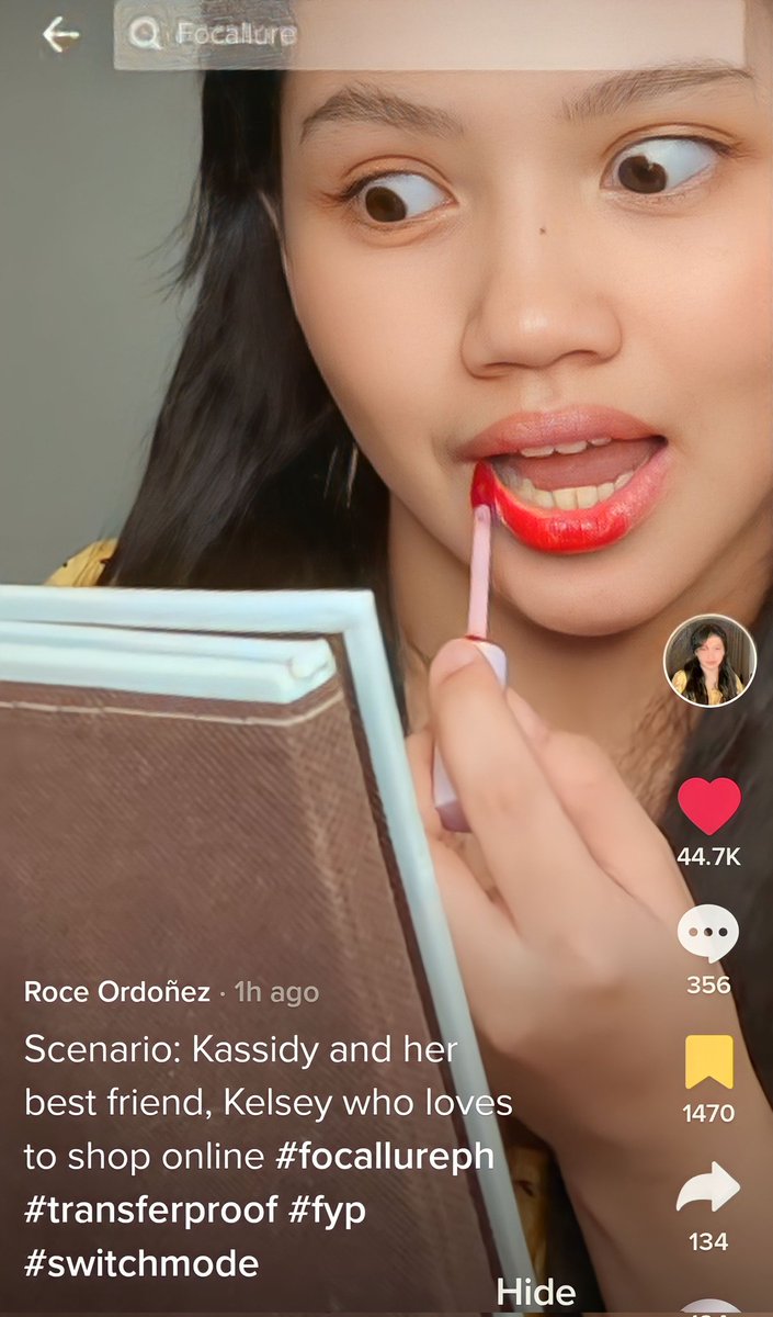 OlaliaSolis's tweet photo. Need tlga natin ng ganyang Liptint pra hindi nssayang pgngllagay tau tpos nka facemask nman.
@mynameisroce 
Tonight Scenario:
Kassidy and her bestfriends Kelsey who loves to shop online.
#FocallurePh
#TransferProof
#SwitchMode
#WateryLiptintToMatte https://t.co/FAny0GRHg5