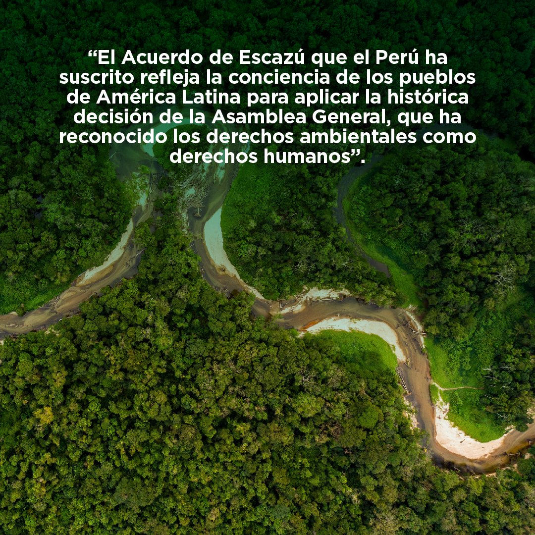 MinamPeru's tweet photo. #TierraSoloHayUna #AcuerdoDeEscazú https://t.co/SJ0iTs46Rm