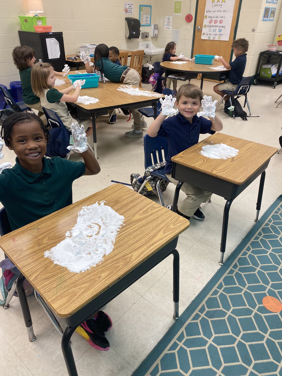 Shaving cream letters. Need I say more? #bestdayever @DicksonTigers