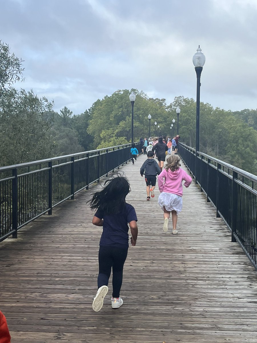 SarahBecker84's tweet photo. Holy Name School Terry Fox Walk today! Fall like temperatures didn’t stop us from “Trying like Terry!” Walking and running together as a school raising money for cancer research! @HolyNameofMary #tryliketerry @TerryFoxCanada https://t.co/A5qU4e0O3x