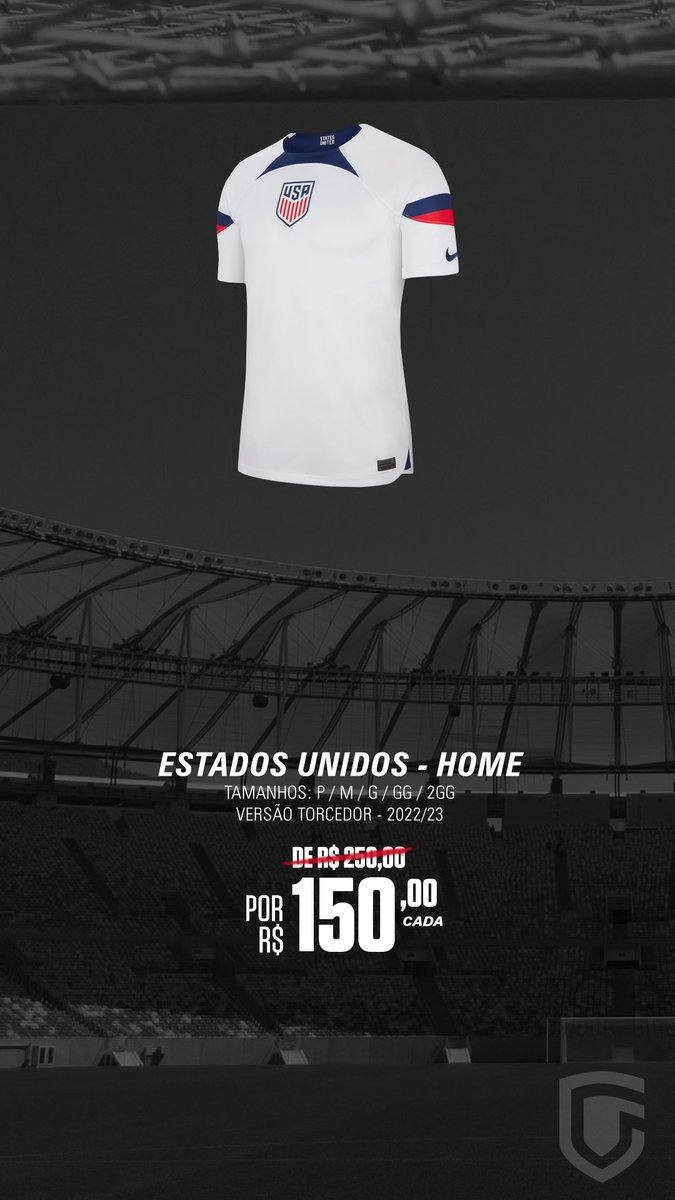CamisaPesada's tweet photo. 🇺🇲 YANKEES!
O novo manto dos EUA é predominantemente branco e traz o novo template da Nike como base. A gola é redonda e tem a parte frontal azul marinho com as laterais e nucas brancas.

Adquira já:

👕 EUA Home 22/23
📲 https://t.co/xqCVAfZkkR

#camisapesada
#asuafootballstore https://t.co/mbtvOUgwAn