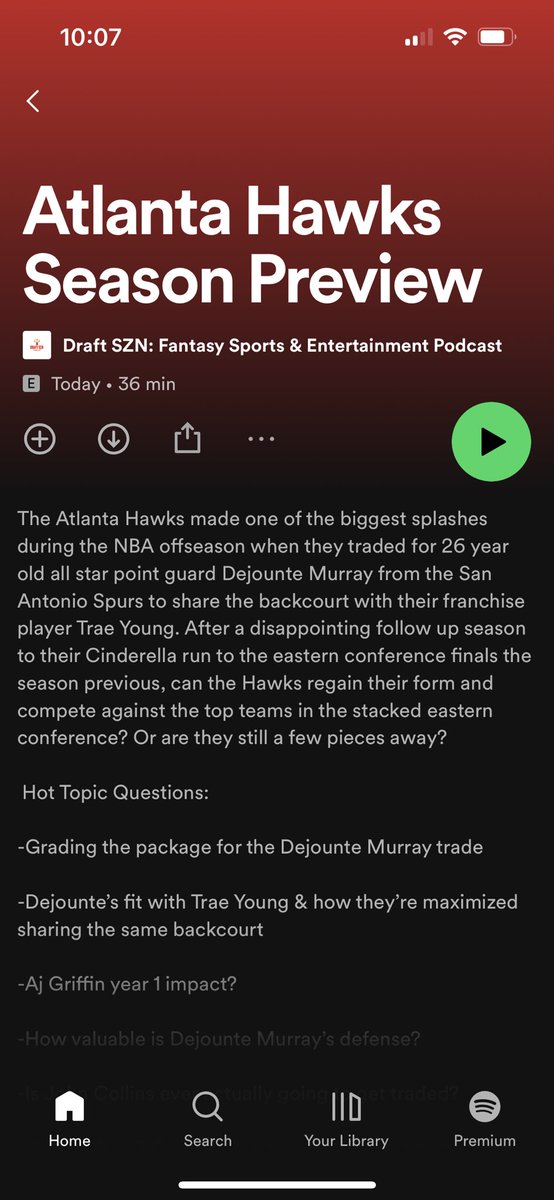 NBA SZN IS BASICALLY BACK 🚨🚨🚨🚨🚨 New @DraftSZNPodcast podcast via @RiseNetworkUS 2022-2023 @ATLHawks preview Tap in - linktr.ee/Draftsznpodcas… #NBATwitter #TrueToAtlanta