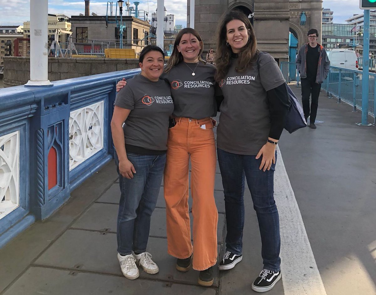 CRbuildpeace's tweet photo. From London to Melbourne - our colleagues across the globe have been taking a #StepsToPeace challenge this week.
And there's still time for you to take part too - raising vital funds to help peacebuilders respond in times of crisis.
👟Sign up here: https://t.co/vp51iEmQVP https://t.co/MfIUMaofO9