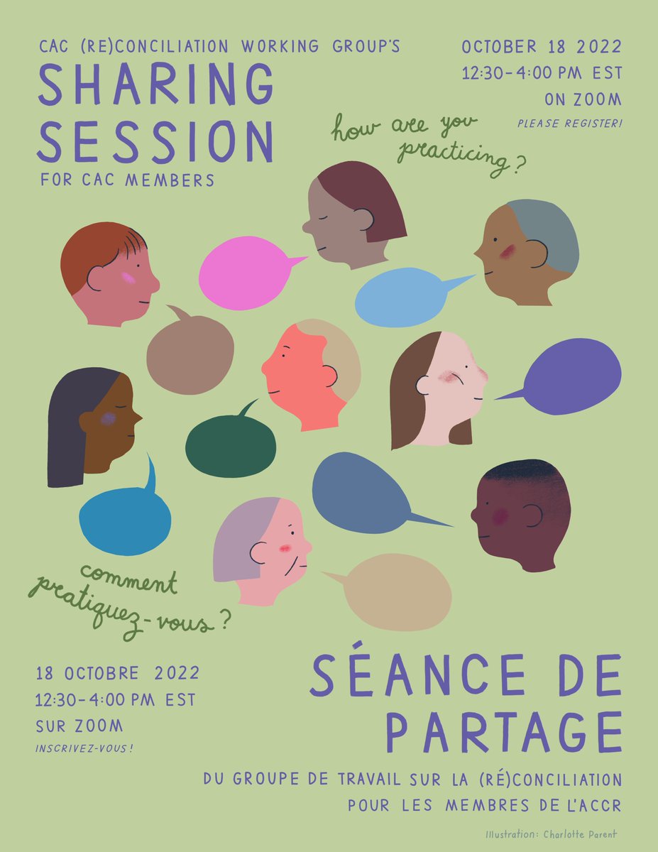 (Re)conciliation Working Group for CAC-ACCR tweet media