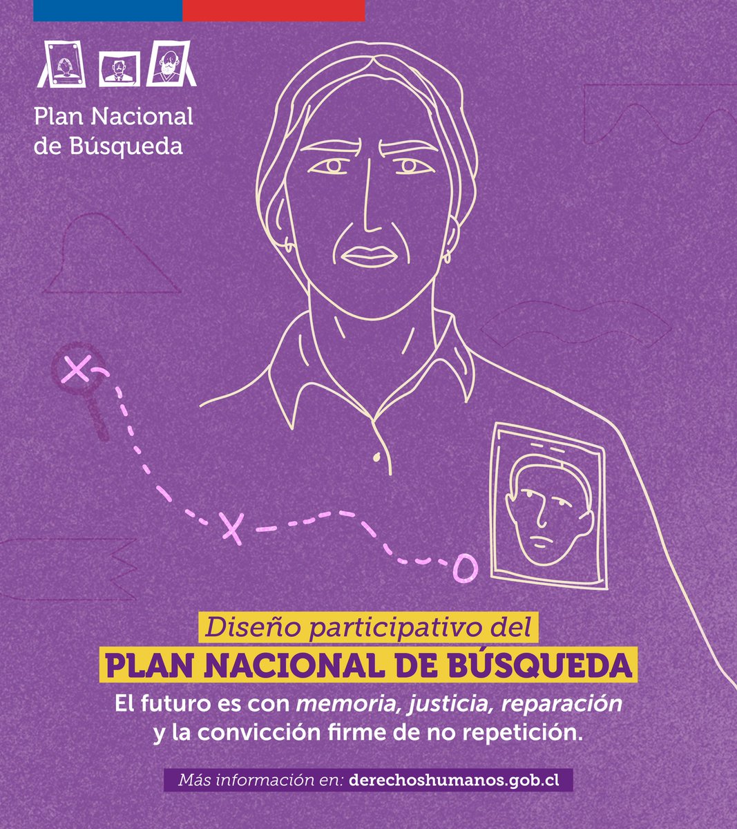 MinjuDDHH's tweet photo. Porque el futuro es con memoria, justicia y la convicción firme de no repetición, hoy dimos a conocer el diseño participativo del #PlanNacionalDeBúsqueda, de víctimas de desaparición forzada durante la dictadura civil militar en Chile 🌹
 
Más info 👉🏽 https://t.co/AScHX09ih1 https://t.co/nhXuljNVWI