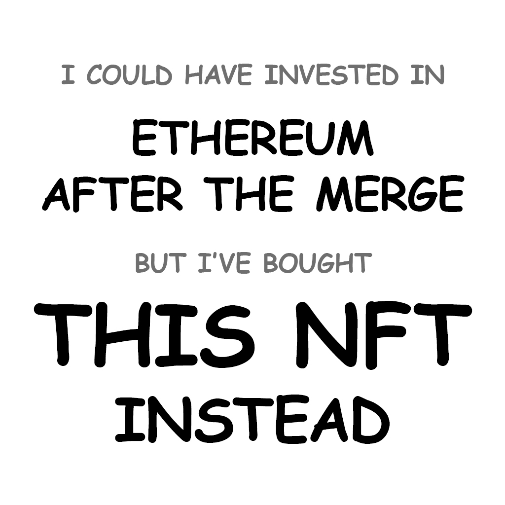 ICHBio's tweet photo. #ICHB #NFText #TheMerge SPECIAL EDITION!
Make it yours (24hr Dutch auction 0.69 > 0.069ETH): https://t.co/2gcj2Sm48S
#ETH #Ethereum #EthereumMerge #Crypto #ERC721 #NFT #NFTcollections #NFTcollectibles #OpenSea https://t.co/rr9XpYi5vK