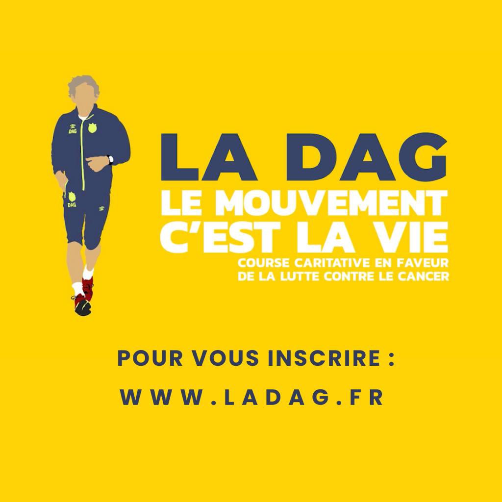 🔰100% Canaris spécial @ladag_2022 entre 18h et 19h

🏃🏻🏃🏻‍♀️La course-hommage à Philippe Daguillon (kiné historique du <a href="/FCNantes/">FC Nantes</a>) de retour dimanche !
▶️<a href="/Eliotdag/">Eliot Daguillon</a>, Loïc Amisse et Vincent Bracigliano invités d'<a href="/OscarLips/">Oscarlip</a>, pour évoquer la course et leurs souvenirs de "Dag'".

#FBSport