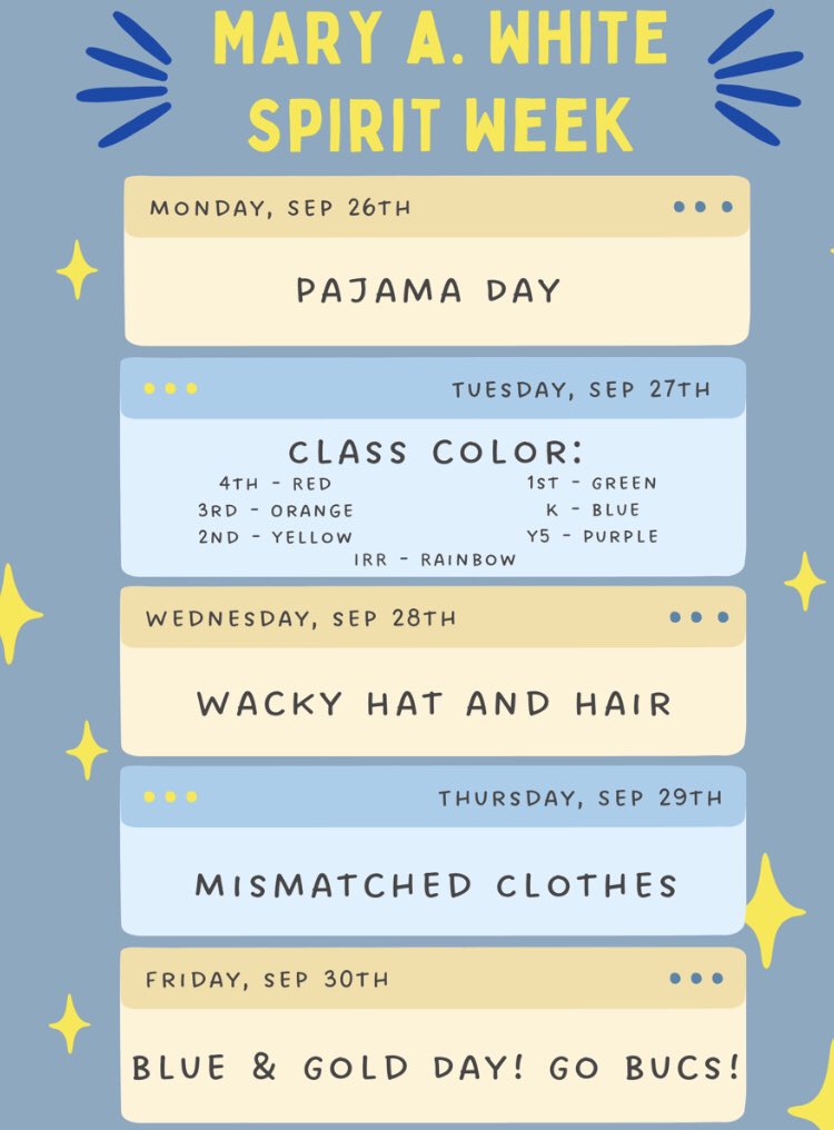 SPIRIT WEEK starting Monday! Let’s go Mustangs! <a href="/ghschools/">GHAPS</a>