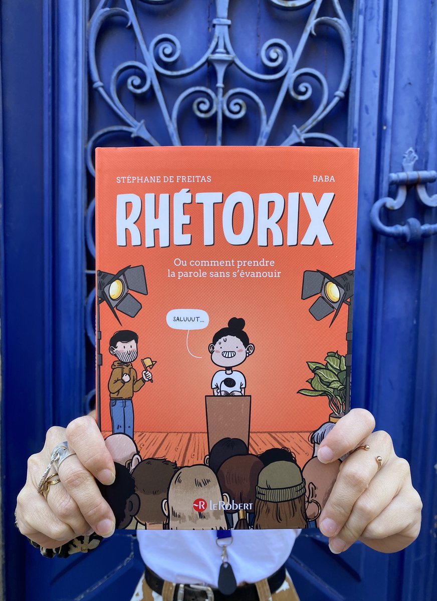 Stressé(e), mortifié(e), liquéfié(e) à un entretien, un oral, un concours ? 
Capter l'attention est un mystère et une gageure? 
Voici la bd  qui va répondre avec humour et pédagogie à vos questions.
<a href="/Steph2Freitas/">Stéphane de Freitas</a> 
<a href="/LeRobert_com/">Le Robert</a> 
👉bit.ly/3f06Wxe
#éloquence #rhétorique