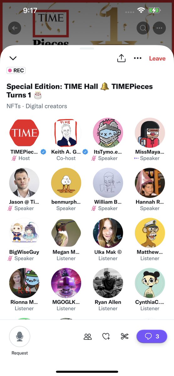 morrow_megan's tweet photo. 🚨🎙@TIMEPieces #TIMEHall LIVE🎙🚨
ON Twitter Spaces Right NOW!!!💯LFG!!! https://t.co/g0mAafGCL0