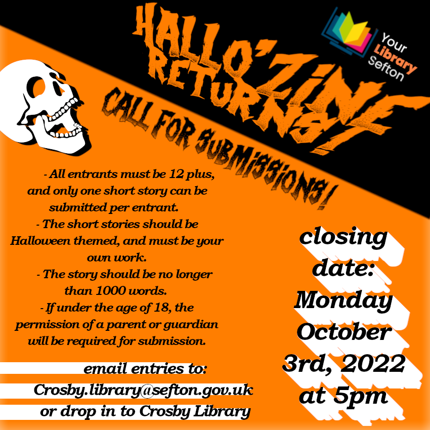 Sefton libraries on twitter attention all ghosts ghouls and goblins