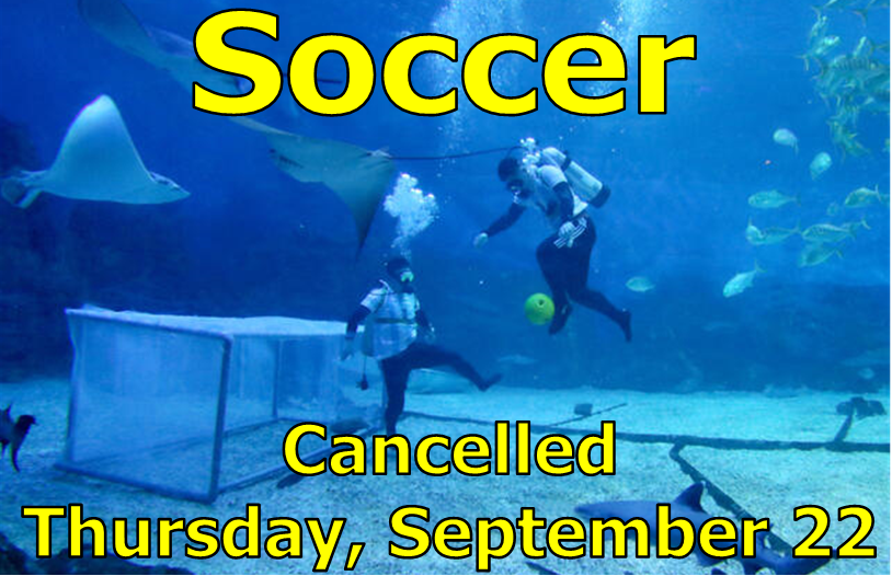 The only way would could play soccer today!