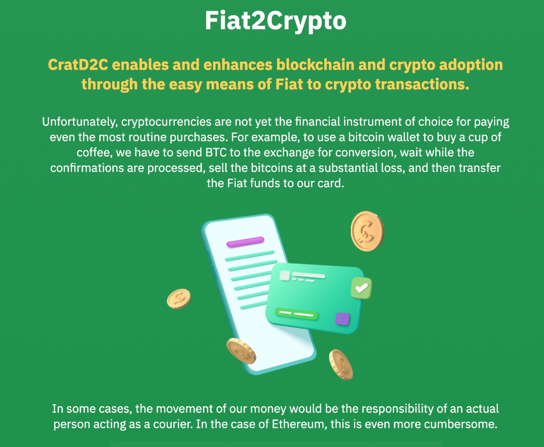 CratD2C's tweet photo. CRATD2C ENABLES EASY AND FAST TRANSACTIONS WHERE FIAT CURRENCY ELECTRONIC CARDS CAN EASILY BE USED TO PURCHASE CRYPTOCURRENCIES

https://t.co/Wn5wyWMFEQ

OVER 200 COUNTRIES IS WHERE THIS SERVICES ARE AVAILABLE.

 #CratD2C #CratTokenomics #Blockchain #Cryptocurrency #utilitytoken https://t.co/845l0fNVdS