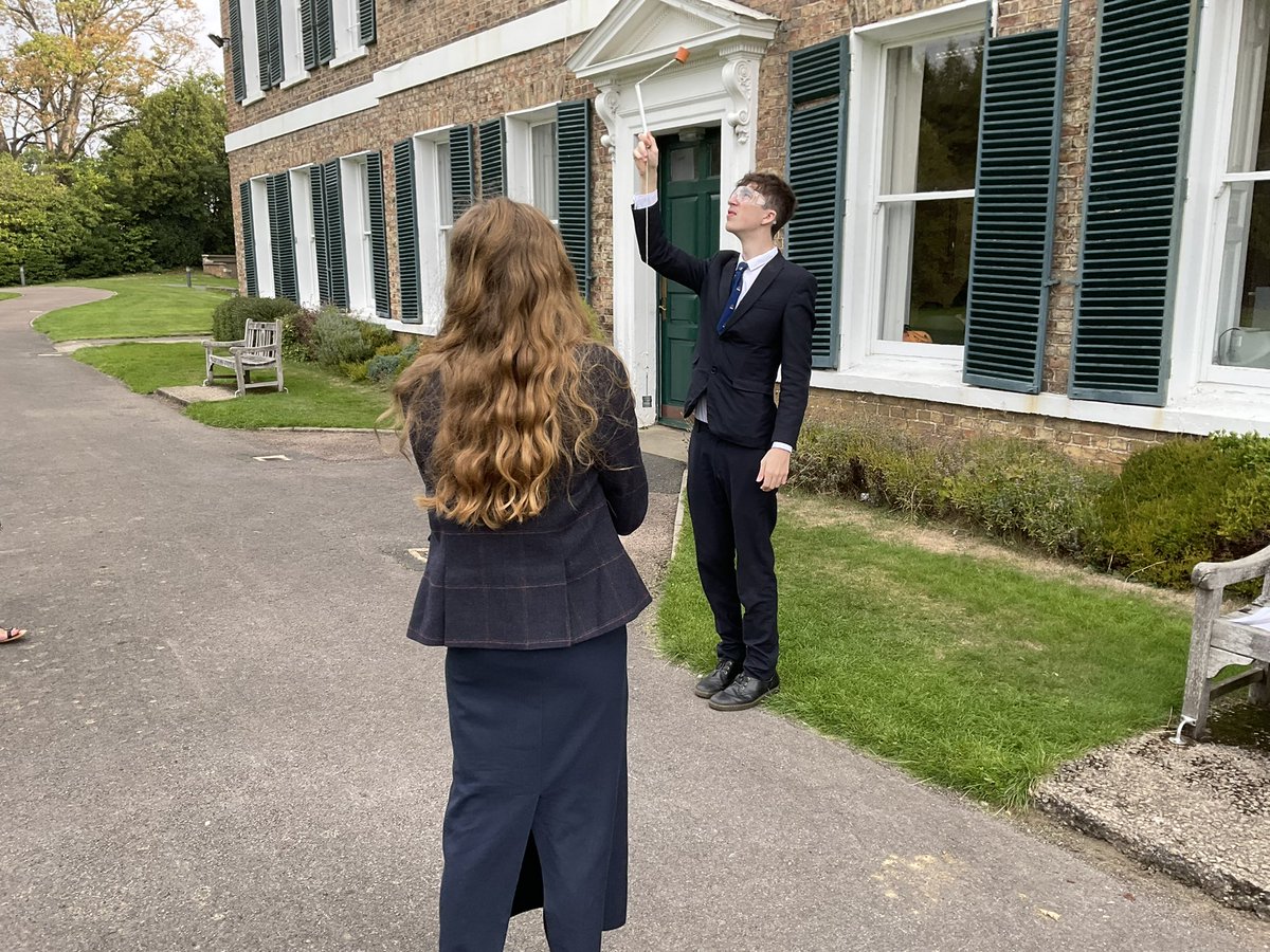 SECSciences's tweet photo. Today the A level Physicists were investigating circular motion by taking measurements from whirling bungs! #SECPhysics #SECSixth #SECSenior #practicalinvestigation https://t.co/ub5MtXTnK2
