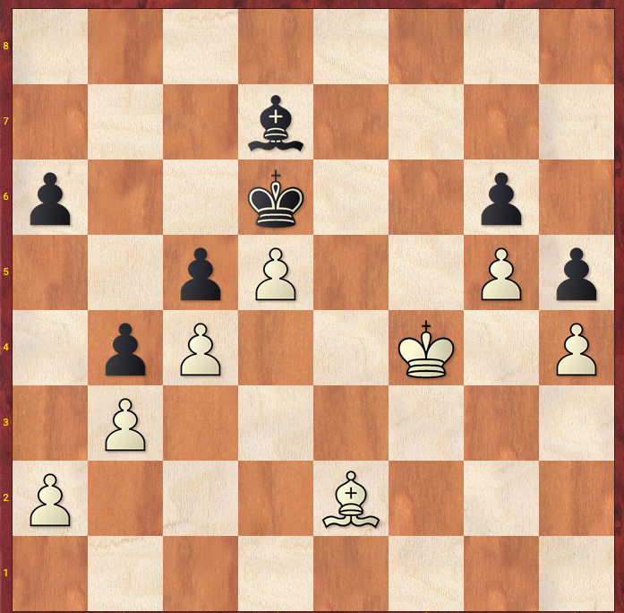 Here is a game from my teenage years. White to play and win.