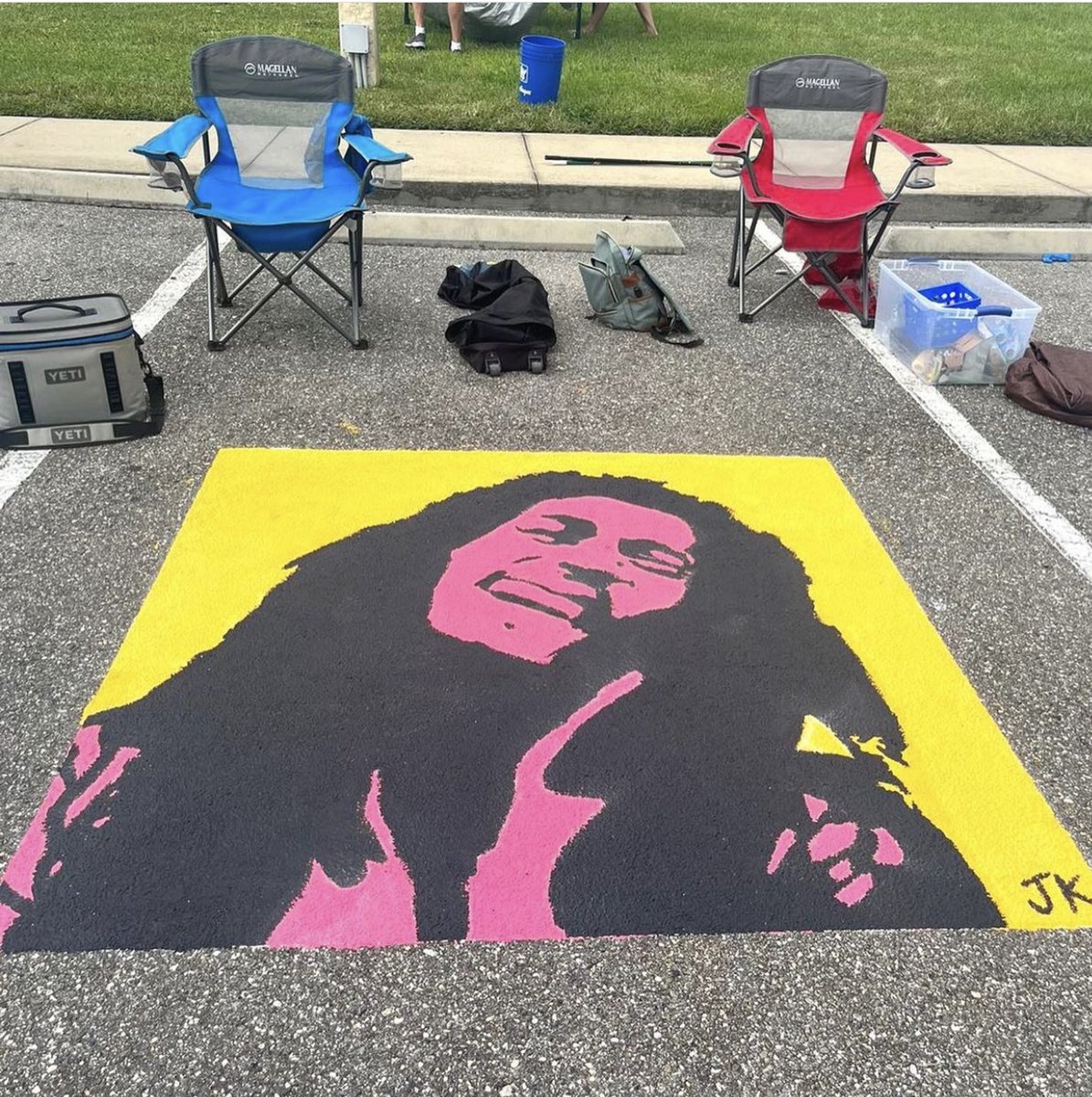 WPS_Lakers's tweet image. Senior Parking Paint Day! The newest tradition to WPS.