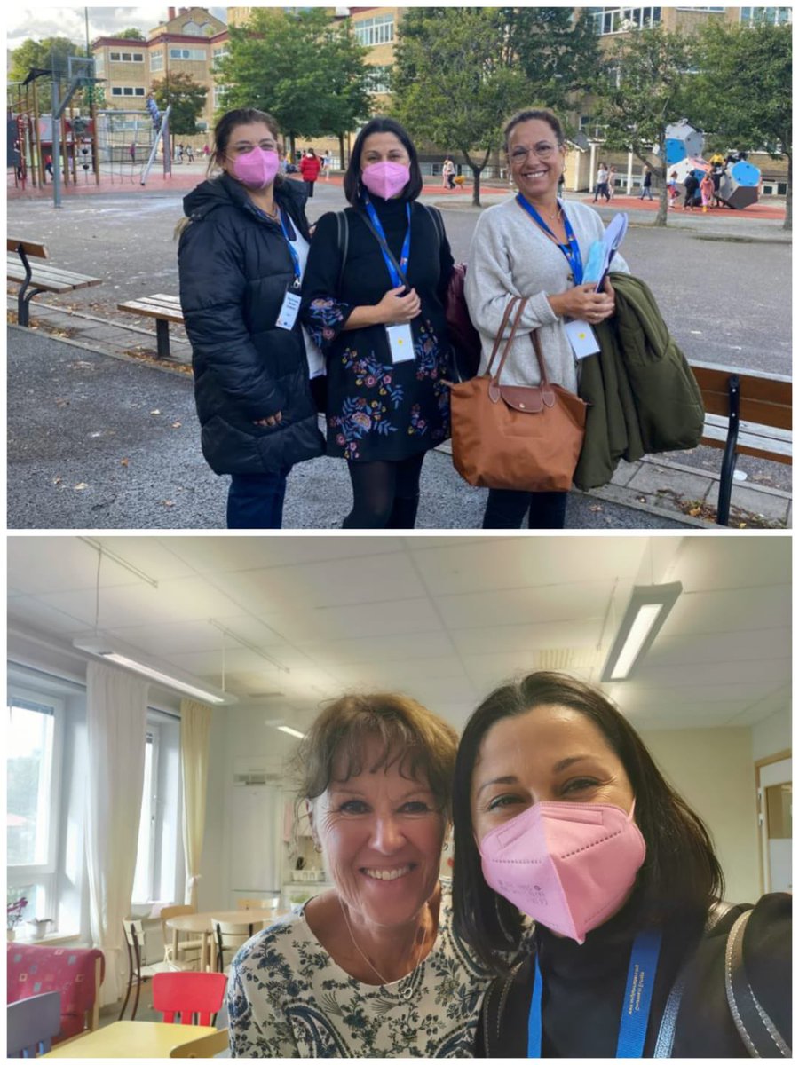CeipAraya's tweet photo. Día 3. Primer encuentro en un centro escolar: Ängskolan. Charla sobre la historia del centro y visita a las aulas y las distintas instalaciones. Sweden School tour. @cepsantacruz @colegioelcabo @sepiegob @OPEECanarias @EducacionCan #CLFutureClassroom https://t.co/vqwZarPQsX