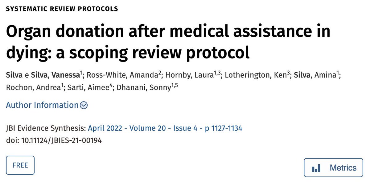 vanessa_ses's tweet photo. Lastly, the publication of your protocol should ensure that the work is novel and unique and it should prevent duplications and open avenues to fair collaborations, since a good search strategy is able to identify the research protocol. https://t.co/zMzGmrwQ8o